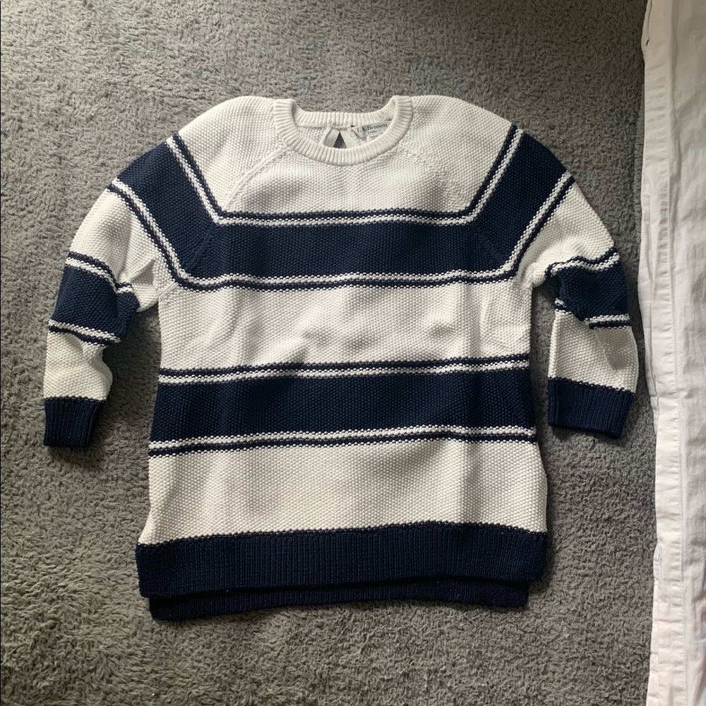 Nautical striped sweater